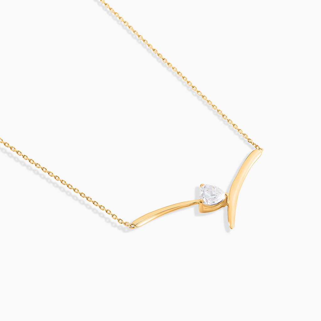 Collier Valeriana Or Jaune Oxyde De Zirconium - Colliers Femme | Histoire d’Or