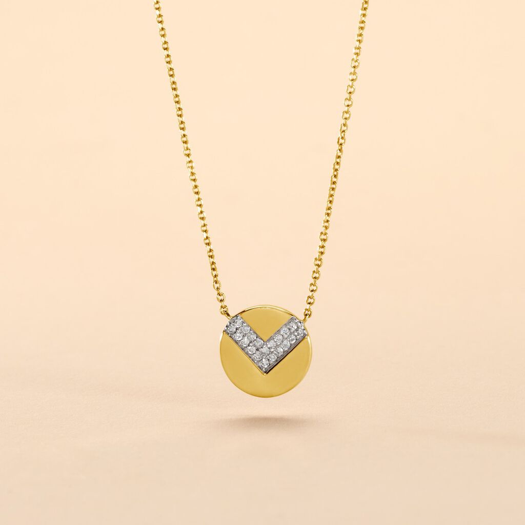 Collier Ruby Or Jaune Diamant - Colliers Femme | Histoire d’Or