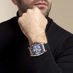 Montre Montignac Tonneau Automatique Bleu - Montres Homme | Histoire d&rsquo;Or