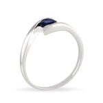 Bague Camilia Or Blanc Tanzanite - Bagues solitaires Femme | Histoire d&rsquo;Or