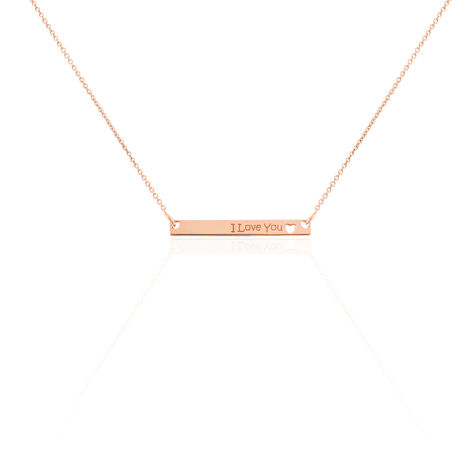 Collier Kamile Argent Rose - Colliers fantaisie Femme | Histoire d’Or