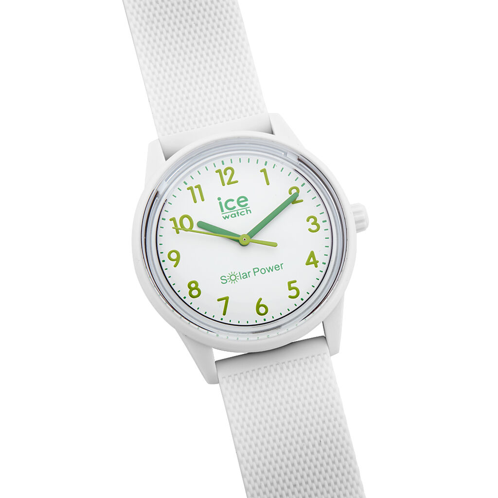 Montre Ice Watch Solar Power Blanc - Montres Famille | Histoire d’Or
