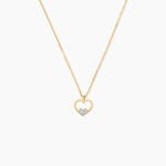 Collier Jenovefa Argent Dor&eacute; A L'Or 750/1000 - F&ecirc;te des m&egrave;res Femme | Histoire d&rsquo;Or