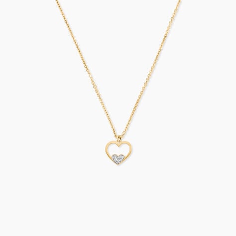 Collier Jenovefa Argent Dor&eacute; A L'Or 750/1000 - F&ecirc;te des m&egrave;res Femme | Histoire d&rsquo;Or