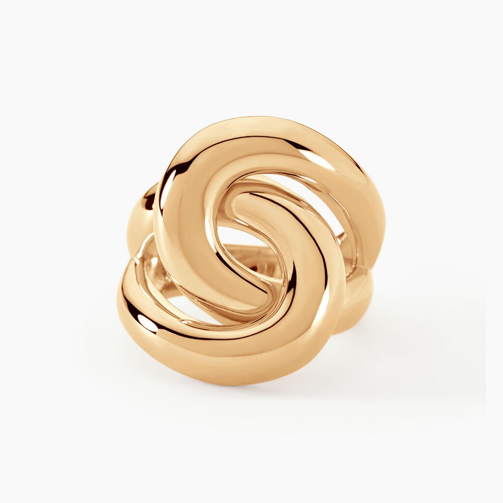 Bague Plaqu&eacute; Or Jaune Chaili - Bagues Femme | Histoire d&rsquo;Or