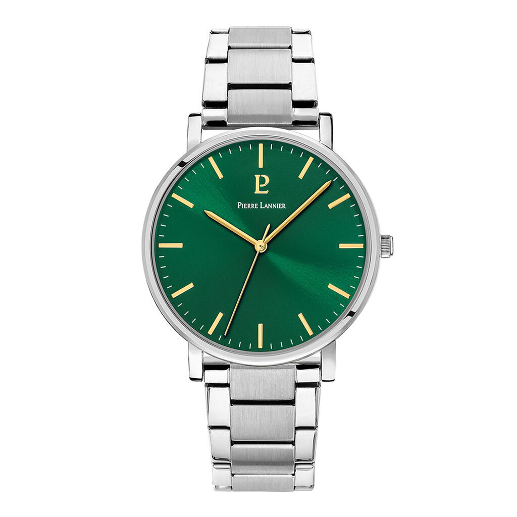 Montre Pierre Lannier Essential Vert - Montres Homme | Histoire d&rsquo;Or