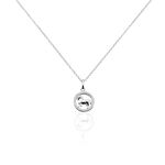 Collier Court Argent Blanc Ayeline Oxyde De Zirconium - Ras de cou Femme | Histoire d&rsquo;Or