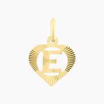 Pendentif Eudocie Coeur Lettre Or Jaune - Pendentifs Femme | Histoire d&rsquo;Or