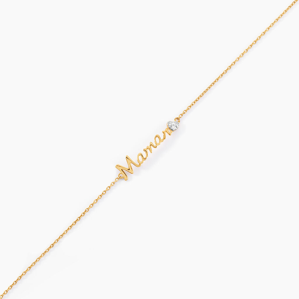 Bracelet Mihangel Or Jaune Diamant - Bracelets Femme | Histoire d&rsquo;Or