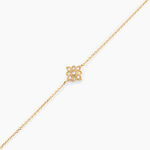 Bracelet Dainty Plaqu&eacute; Or Jaune Oxyde De Zirconium - Bracelets Femme | Histoire d&rsquo;Or