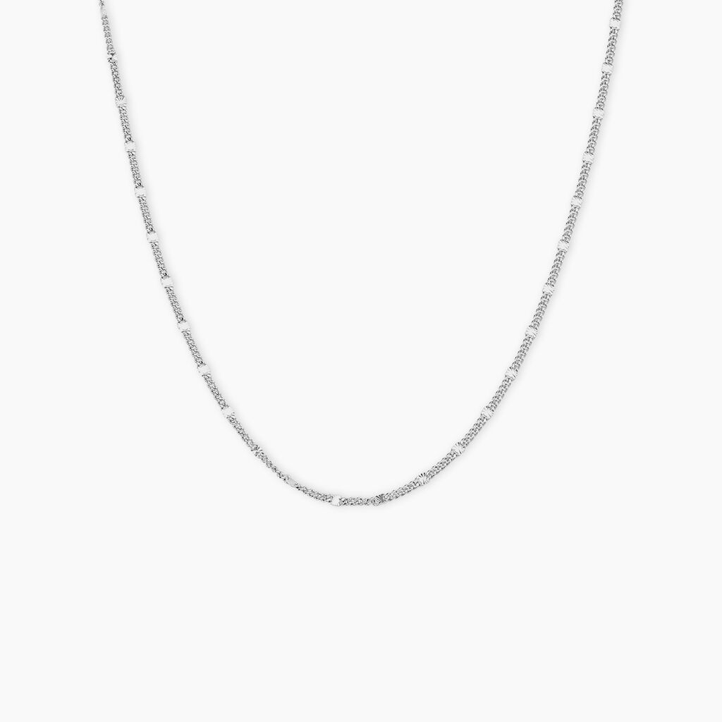Collier Mindie Argent Blanc - Colliers fantaisie Femme | Histoire d’Or