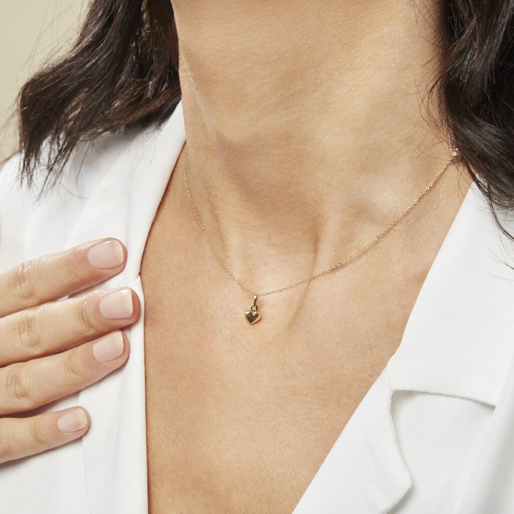 Collier Aricia Coeur Or Jaune - Colliers Enfant | Histoire d’Or