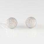 Boucles D'oreilles Puces Ayana Argent Blanc - Boucles d'oreilles fantaisie Femme | Histoire d&rsquo;Or