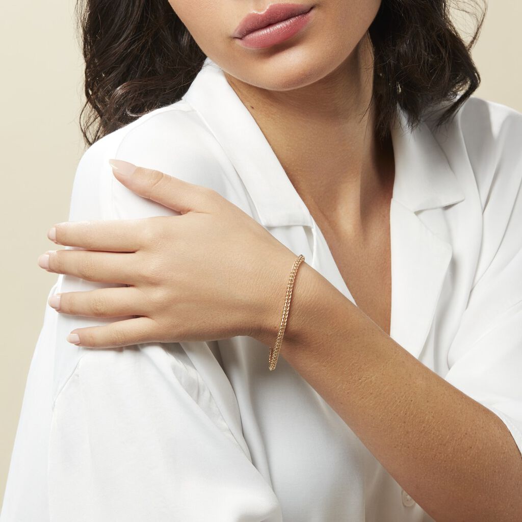 Bracelet Jolien Maille Spiga Or Jaune - Bracelets chaîne Femme | Histoire d’Or
