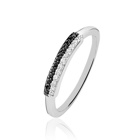 Bague Karsten Argent Blanc Oxyde De Zirconium - Bagues avec pierre Femme | Histoire d’Or