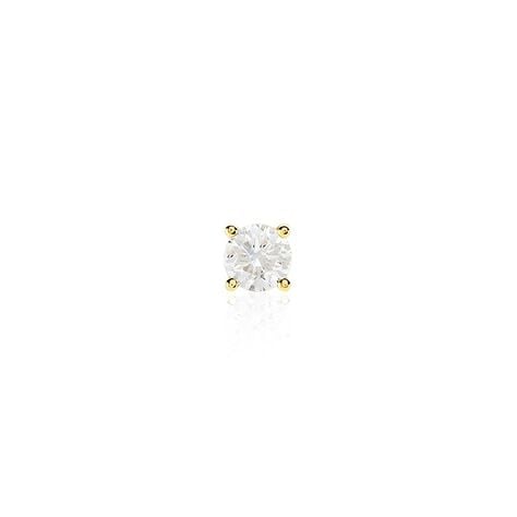 Boucle D'oreille Puce Unitaire Victoria Or Jaune Diamant - Clous d'oreilles Famille | Histoire d&rsquo;Or