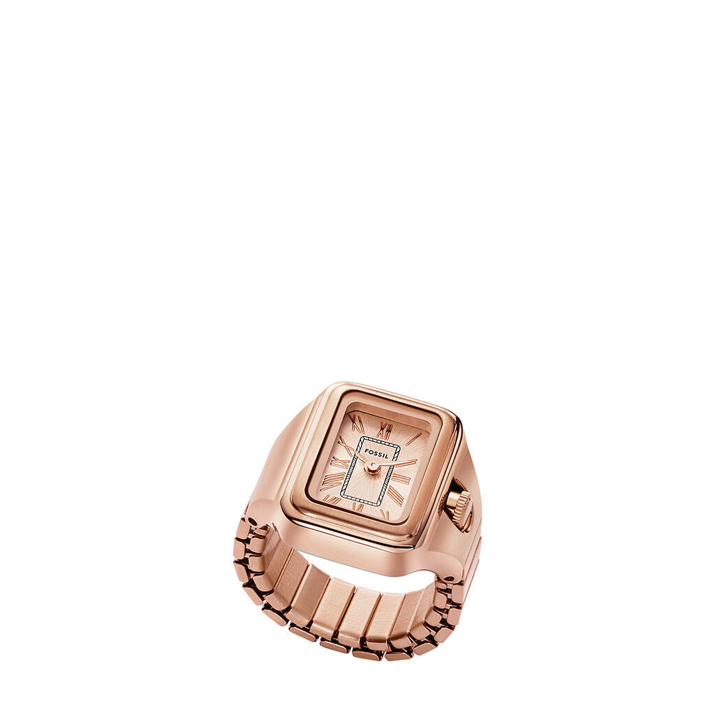 Montre Bague Fossil Raquel Watch Ring Rosé - Montres Femme | Histoire d’Or
