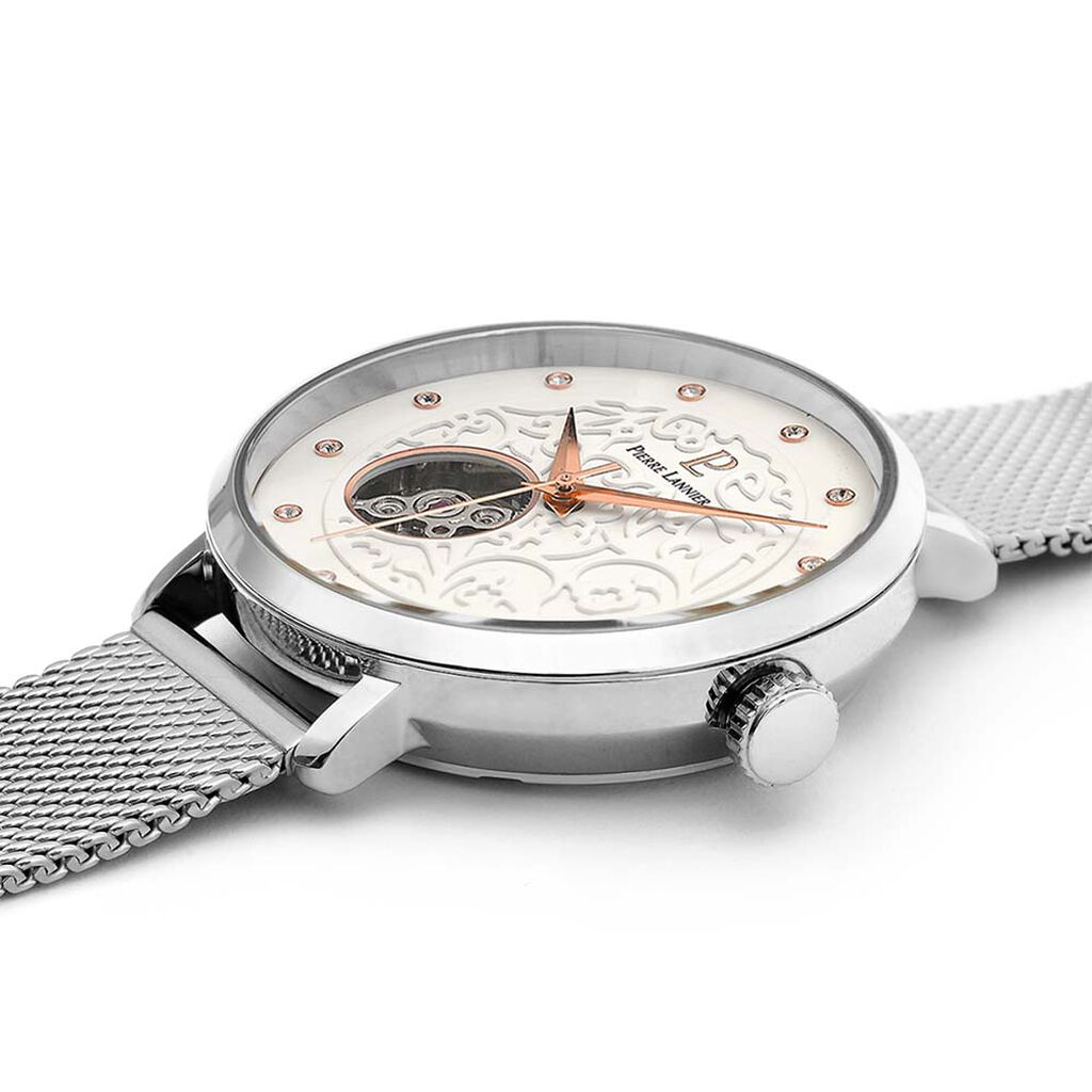 Montre Pierre Lannier Eolia Blanc - Montres Femme | Histoire d’Or