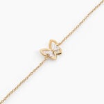 Bracelet Jelissa Plaqu&eacute; Or Jaune Oxyde De Zirconium - Bracelets Femme | Histoire d&rsquo;Or