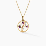 Pendentif Godolieba Or Jaune Rhodolite - Pendentifs Femme | Histoire d&rsquo;Or