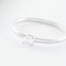 Bague Solitaire Stella Argent Blanc Oxyde De Zirconium