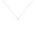 Collier Or Blanc Victoria Diamant Synthétique - Colliers Femme | Histoire d’Or