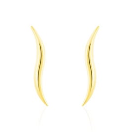 Boucles D'oreilles Pendantes Merone Vagues Or Jaune - Boucles d'oreilles pendantes Femme | Histoire d’Or