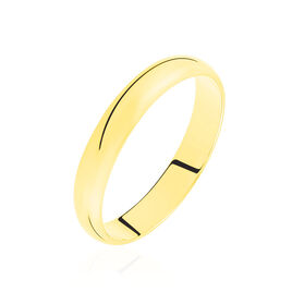 Alliance Aphrodite Ruban Plat Or Jaune - Alliances Famille | Histoire d’Or
