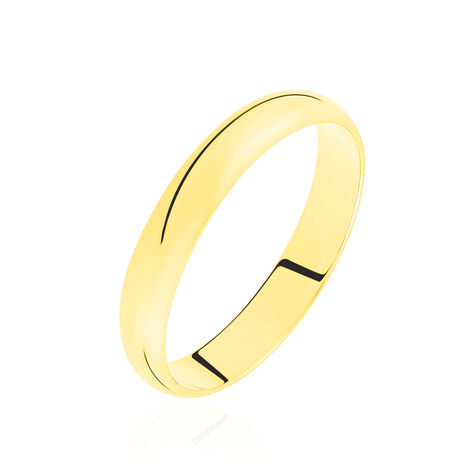 Alliance Aphroditia Ruban Plat Or Jaune - Alliances Famille | Histoire d’Or