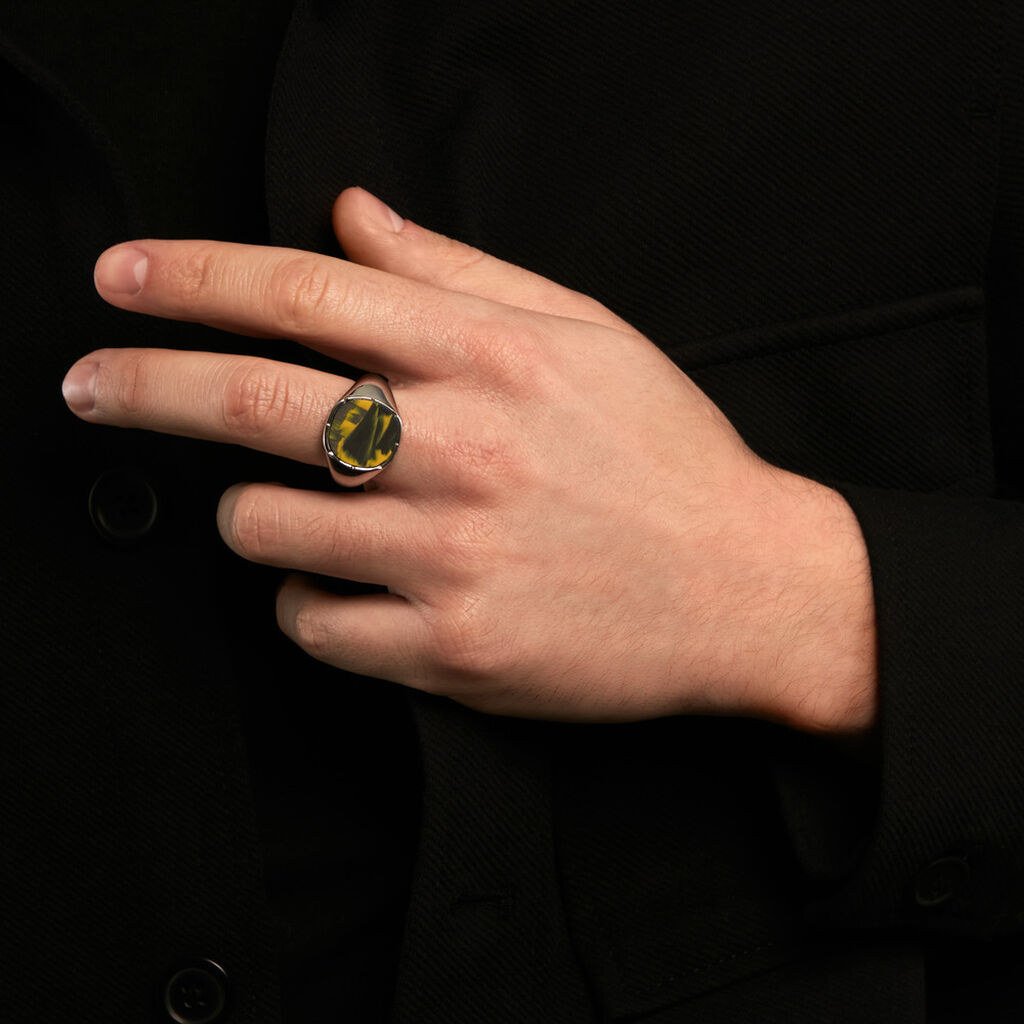 Chevali&egrave;re Jourdan Edom Acier Argent&eacute; - Chevali&egrave;res Homme | Histoire d&rsquo;Or