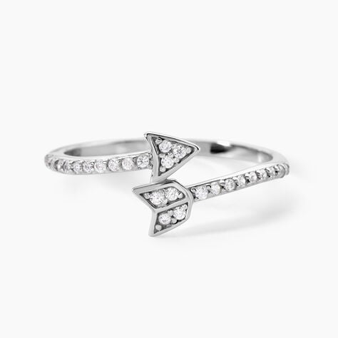 Bague Argent Blanc Caolan Oxydes De Zirconium - Bagues avec pierre Femme | Histoire d&rsquo;Or
