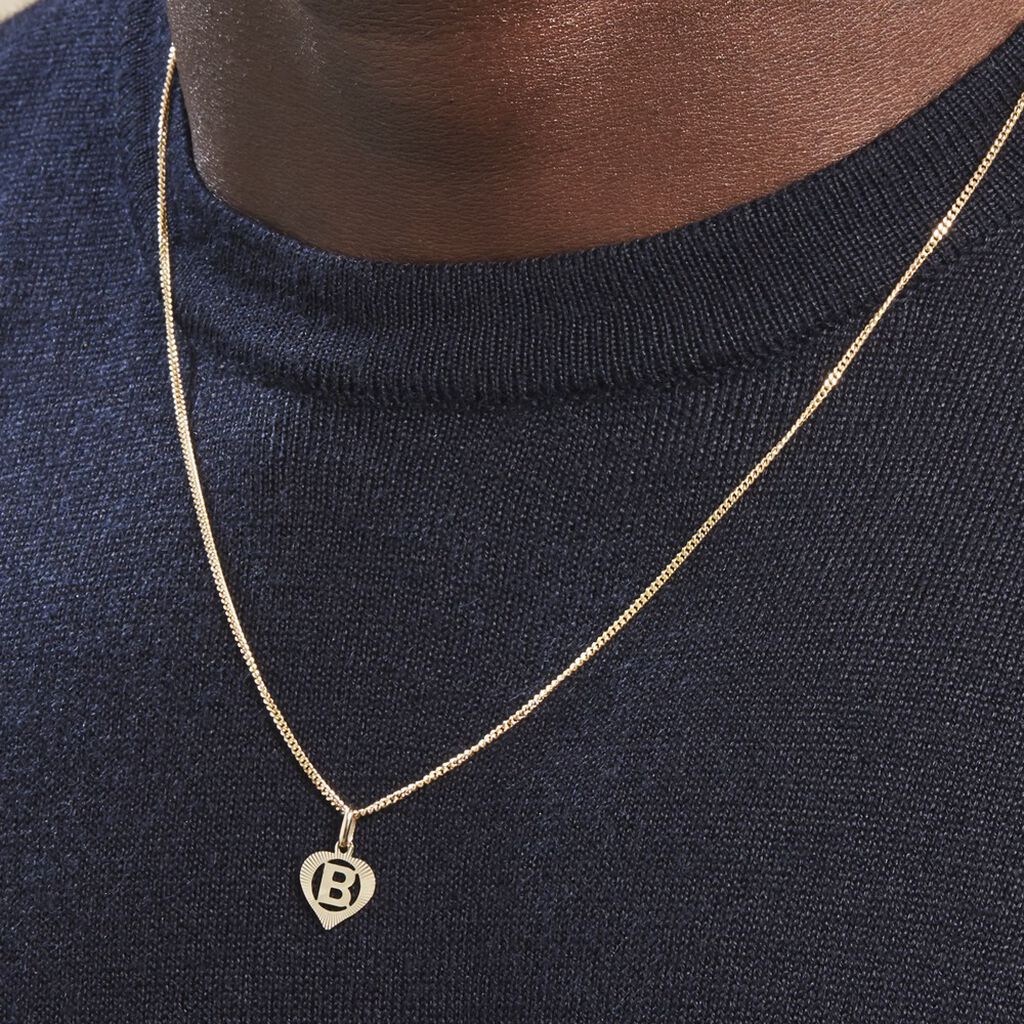 Pendentif Eudocie Coeur Lettre Or Jaune - Pendentifs Famille | Histoire d’Or