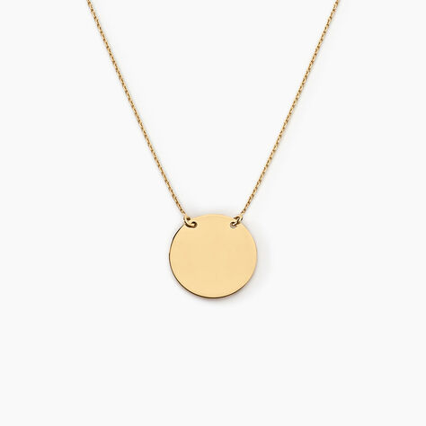 Collier Helenia Pastille Gravable Or Jaune - Cadeaux de naissance Enfant | Histoire d’Or