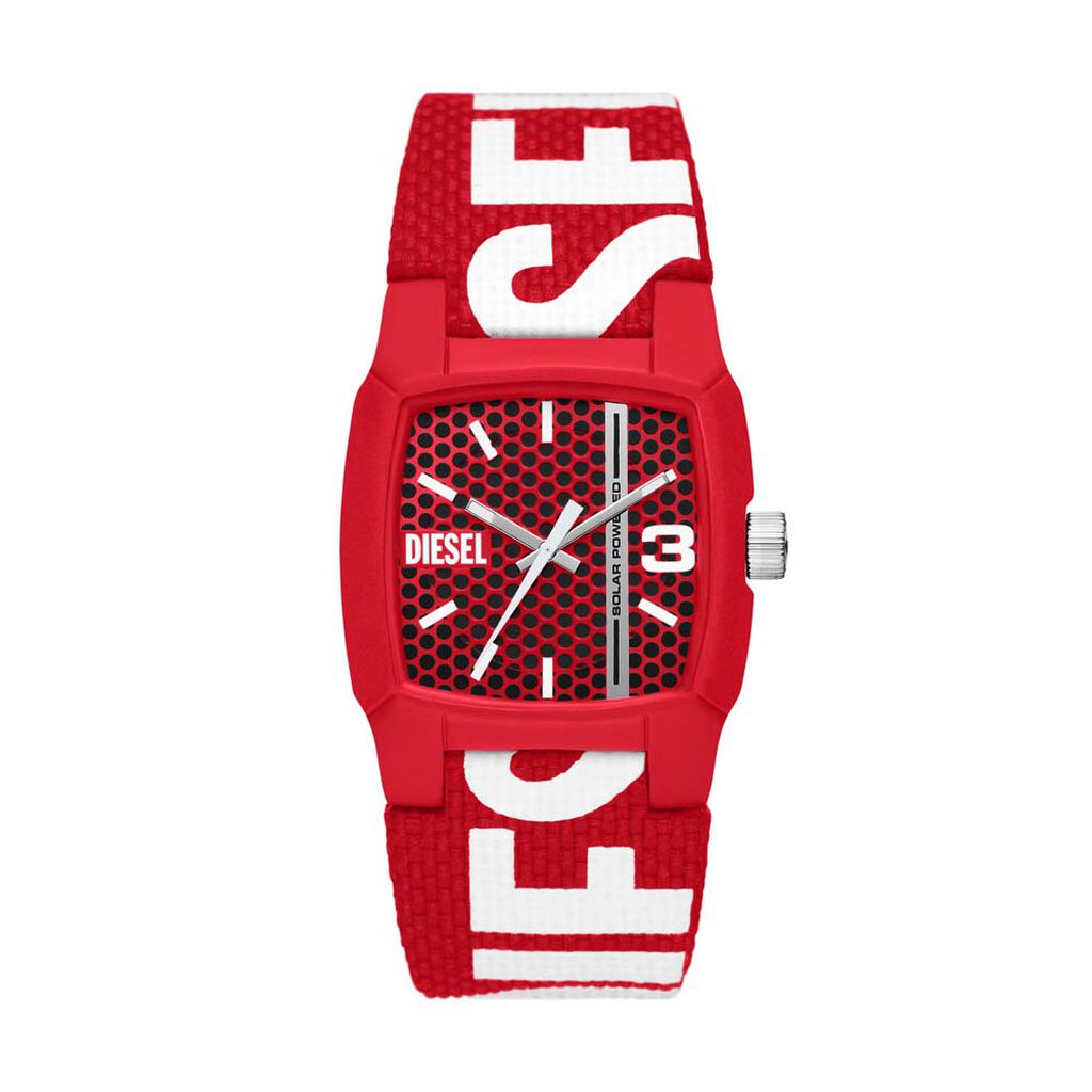 Montre Diesel Fossil Cliffhanger Rouge - Montres Homme | Histoire d’Or