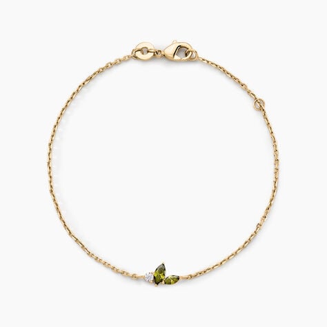 Bracelet Paulia Plaqué Or Jaune Oxyde De Zirconium - Bracelets Femme | Histoire d’Or