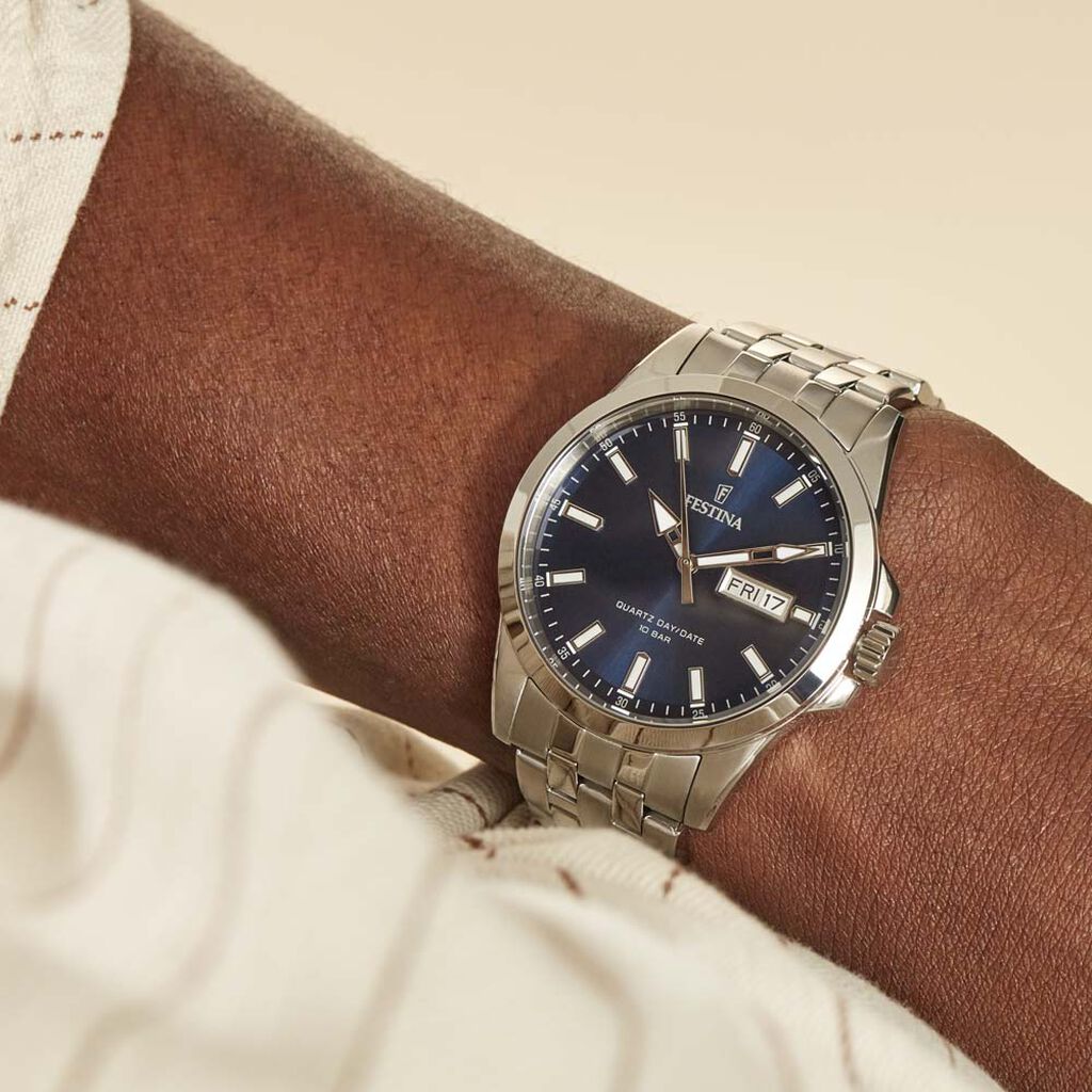 Montre Festina Classics Bleu - Montres Homme | Histoire d’Or