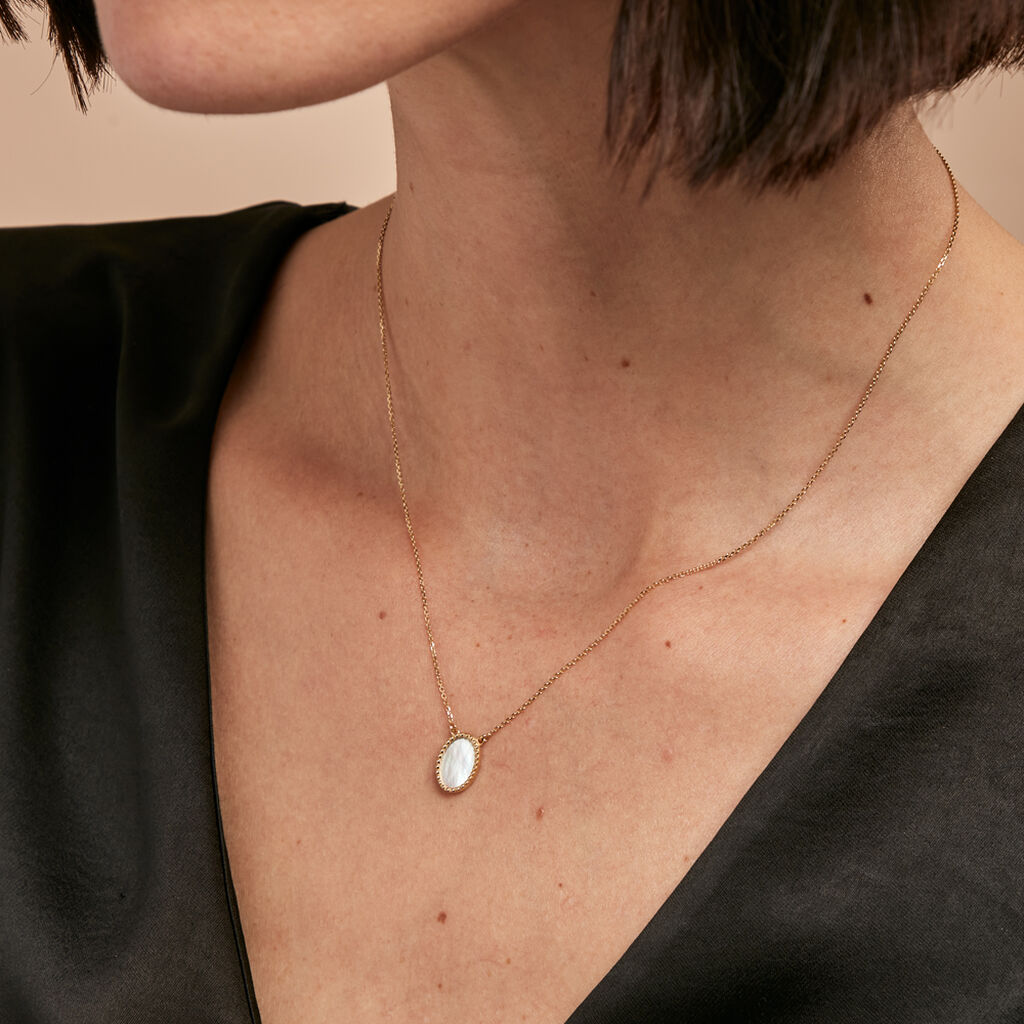 Collier Pernia Or Jaune Nacre - Colliers Femme | Histoire d’Or