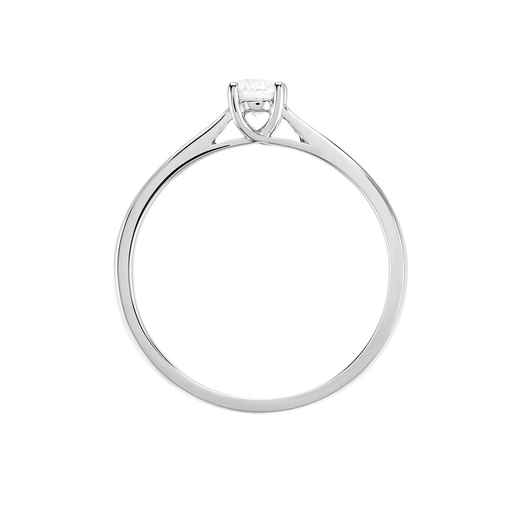 Bague Solitaire Aphrodite Platine Blanc Diamant - Bagues solitaires Femme | Histoire d’Or