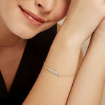 Bracelet Etta Argent Blanc - Bracelets Femme | Histoire d&rsquo;Or