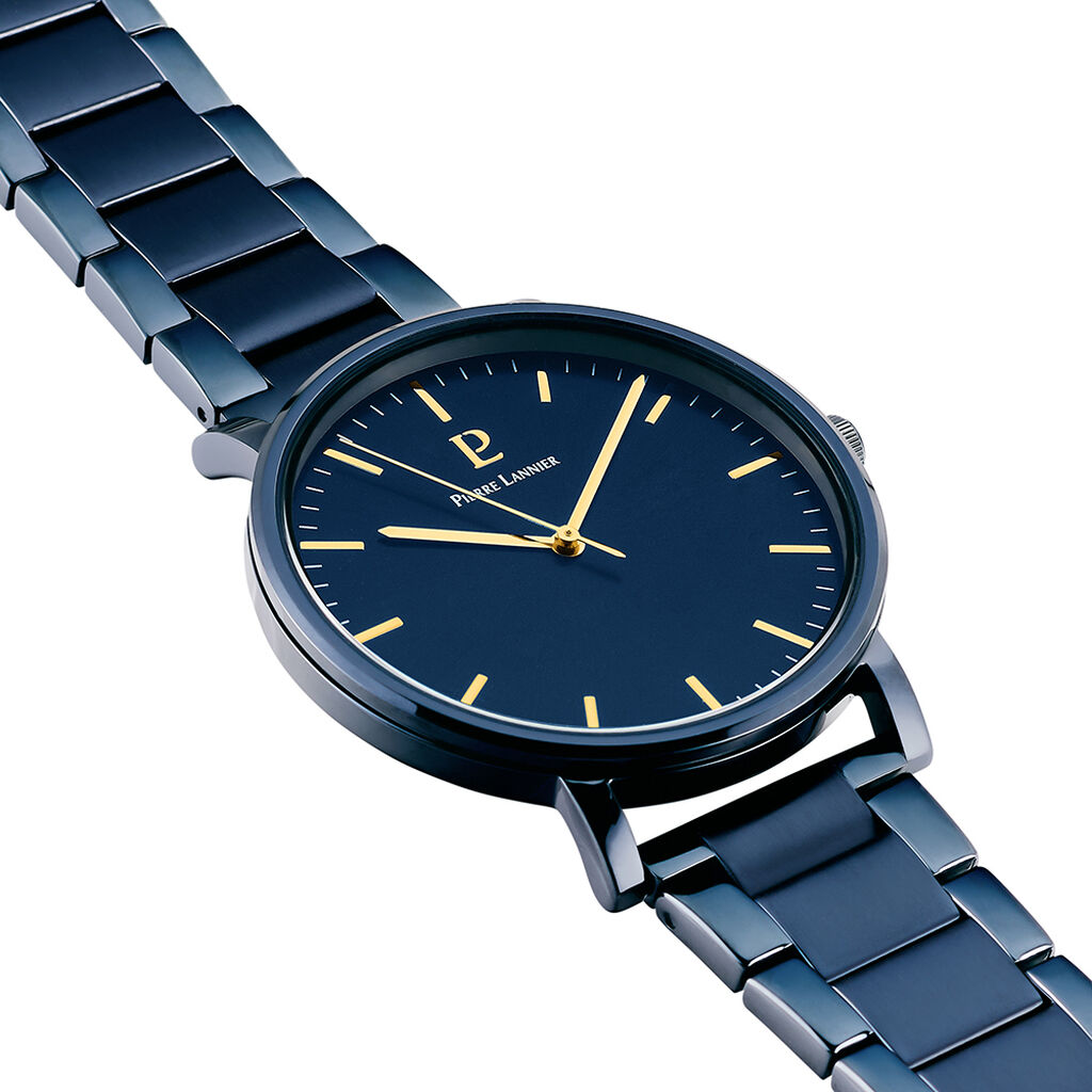Montre Pierre Lannier Essential Bleu - Montres Homme | Histoire d’Or