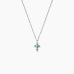 Collier Georgie Argent Blanc Oxyde De Zirconium - Colliers fantaisie Femme | Histoire d&rsquo;Or