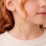 Boucles D'oreilles Puces Marigold Or Jaune - Clous d'oreilles Enfant | Histoire d&rsquo;Or