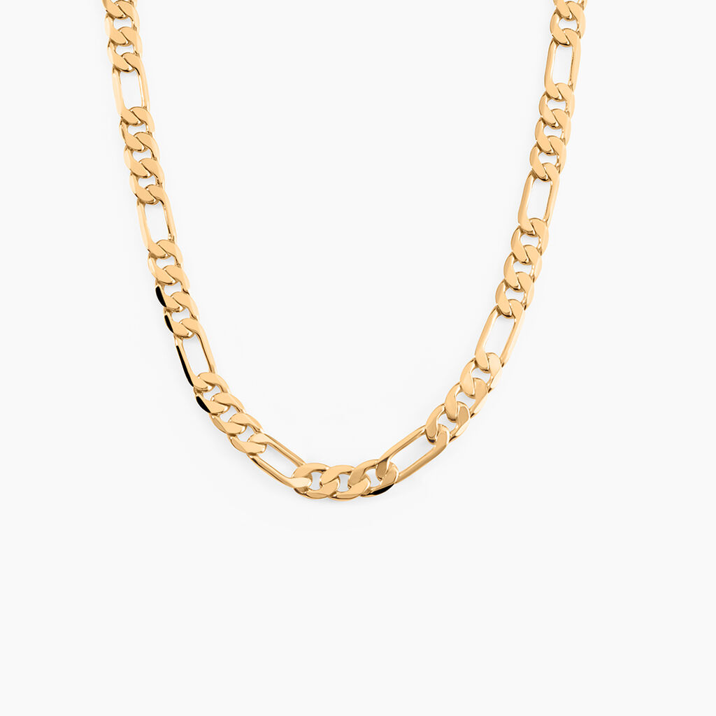 Cha&icirc;ne Bixente Plaqu&eacute; Or Jaune - Chaines Homme | Histoire d&rsquo;Or