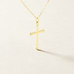 Pendentif Alyssa Croix Or Jaune - Pendentifs Communion Femme | Histoire d&rsquo;Or