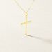 Pendentif Alyssa Croix Or Jaune - Pendentifs Communion Femme | Histoire d’Or