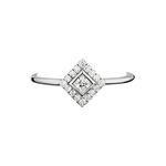 Bague Amane Argent Blanc Oxyde De Zirconium - Bagues avec pierre Femme | Histoire d&rsquo;Or