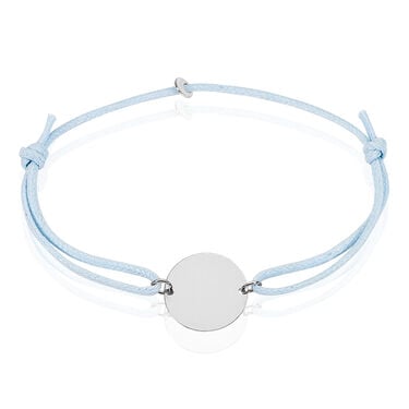 Bracelet Helenia Pastille Gravable Or Blanc