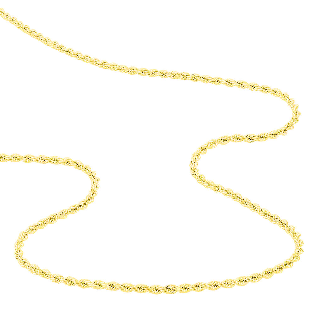 Collier Jerry Maille Corde Or Jaune - Chaines Femme | Histoire d’Or