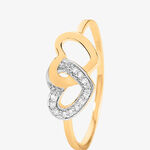 Bague Wydad Or Jaune Diamant - Bagues avec pierre Femme | Histoire d&rsquo;Or