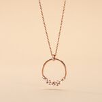 Collier Celene Argent Rose Oxyde De Zirconium - Colliers fantaisie Femme | Histoire d&rsquo;Or
